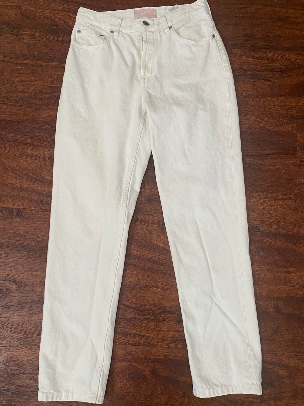 Everlane White '90s Cheeky Jean
